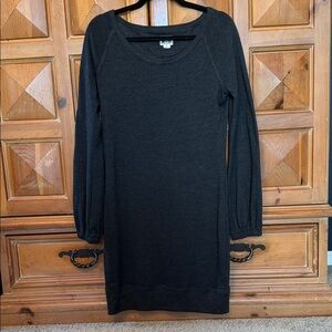 Converse Charcoal Long Sleeve Dress